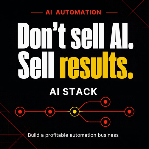 AI Stack: Don't sell AI. Sell results. Book cover